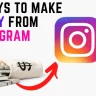 7 Ways to make money from instagram