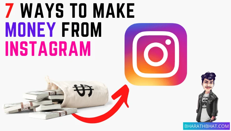 7 Ways to make money from instagram