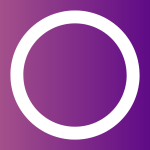 Purple instagram profile template