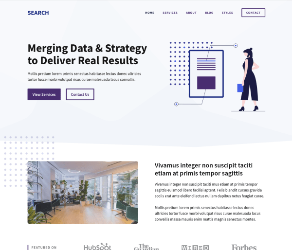 Agency Business website