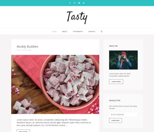 Food, recipe website